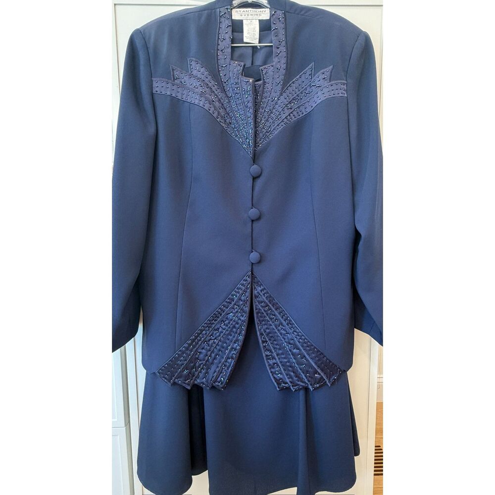 ✨ NWT Leslie Fay Designer Collection 2-Piece Pantsuit – Size 18 ✨